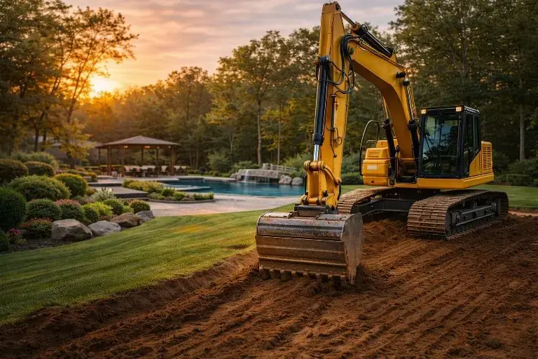 Blairstown NJ excavation contractor GradeCraft Excavation with compact equipment