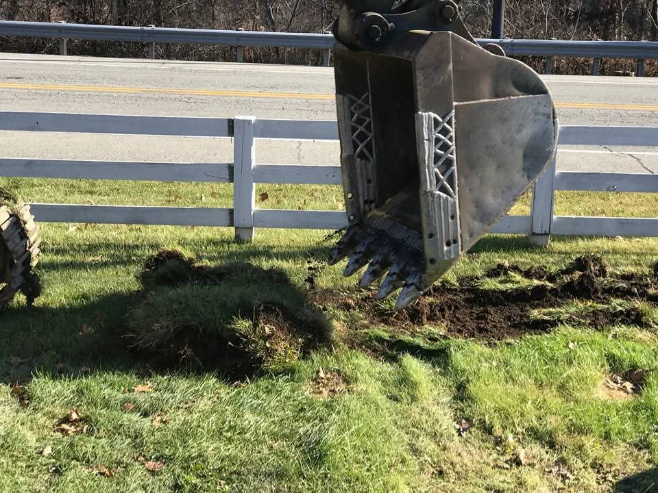 Precision site prep excavation by GradeCraft Excavation in Warren County NJ