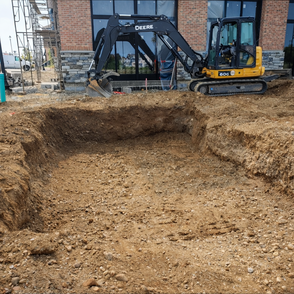 Site preparation excavation and grading by GradeCraft Excavation in Warren County NJ